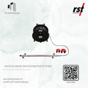 Digital MEMS Inclinometer System RST untuk monitoring deformasi tanah