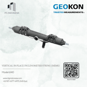 Vertical In-Place Inclinometer String MEMS 6140 untuk monitoring deformasi tanah
