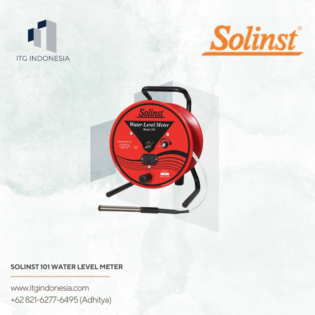 Water Level Meter Solinst Model 101 untuk pengukuran groundwater