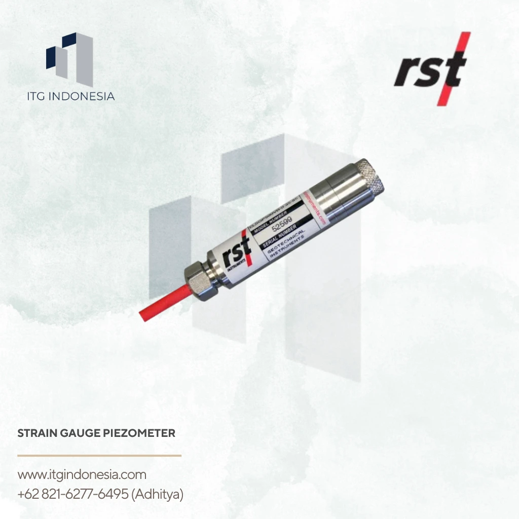 Strain Gauge Piezometer SGP-3400 untuk monitoring tekanan air pori