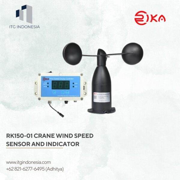 RIKA RK150-01 Crane Wind Speed Sensor and Indicator