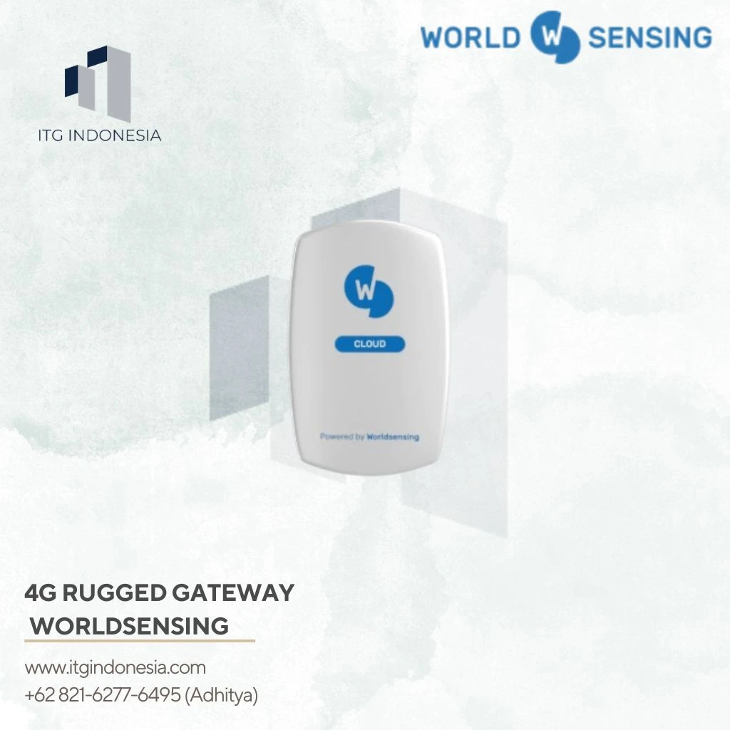 4G Rugged Gateway Worldsensing LoRaWAN cellular gateway telemetry monitoring