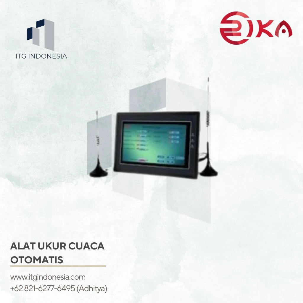 Data Logger Alat Ukur Cuaca Otomatis Dengan Display Rika RK600-07B