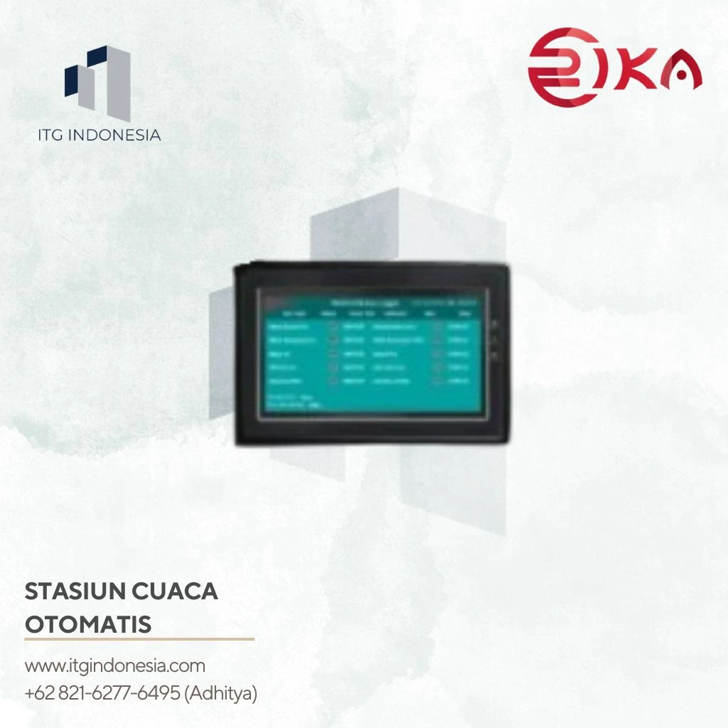 Data Logger Untuk Alat Ukur Cuaca Otomatis Rika RK600-07A