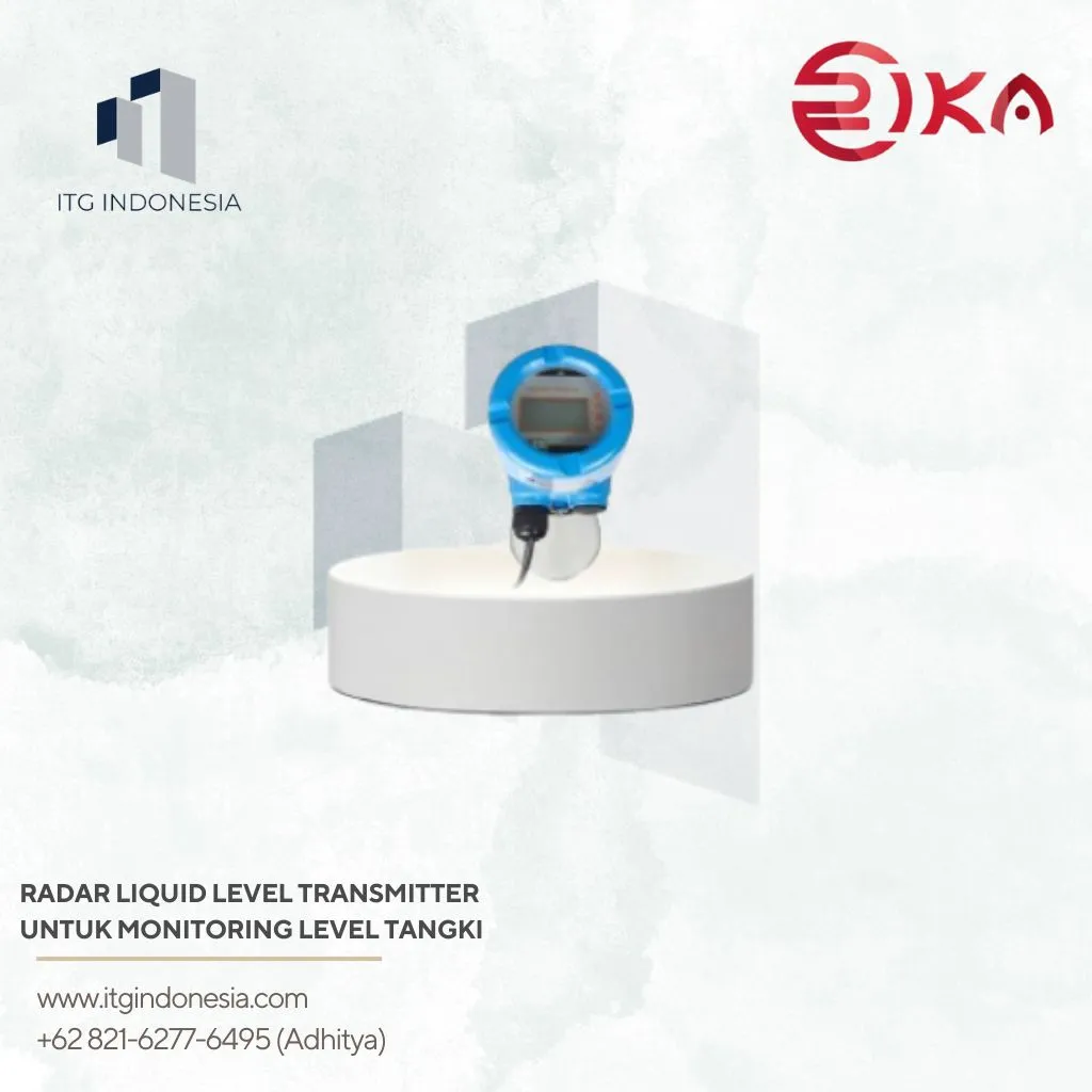 Radar Liquid Level Transmitter Untuk Monitoring Level Tangki Rika RKL-02B