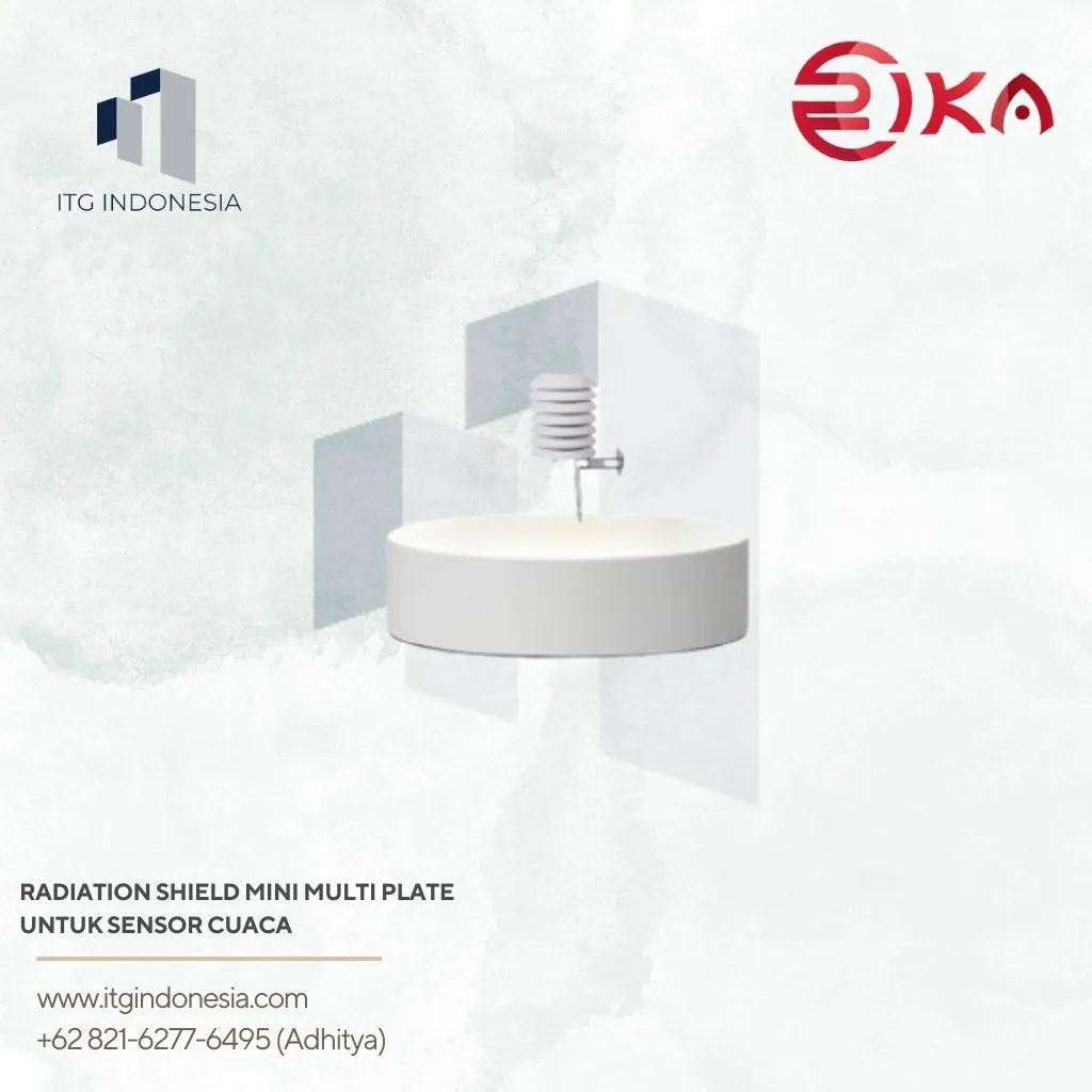 Radiation Shield Mini Multi-Plate Untuk Sensor Cuaca Rika RK95-02B