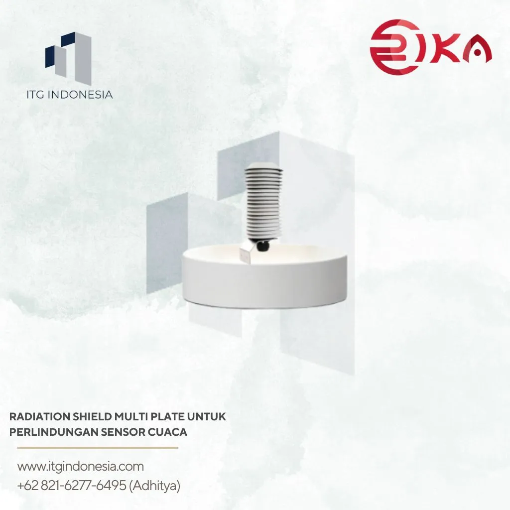 Radiation Shield Multi-Plate Untuk Perlindungan Sensor Cuaca Rika RK95-07