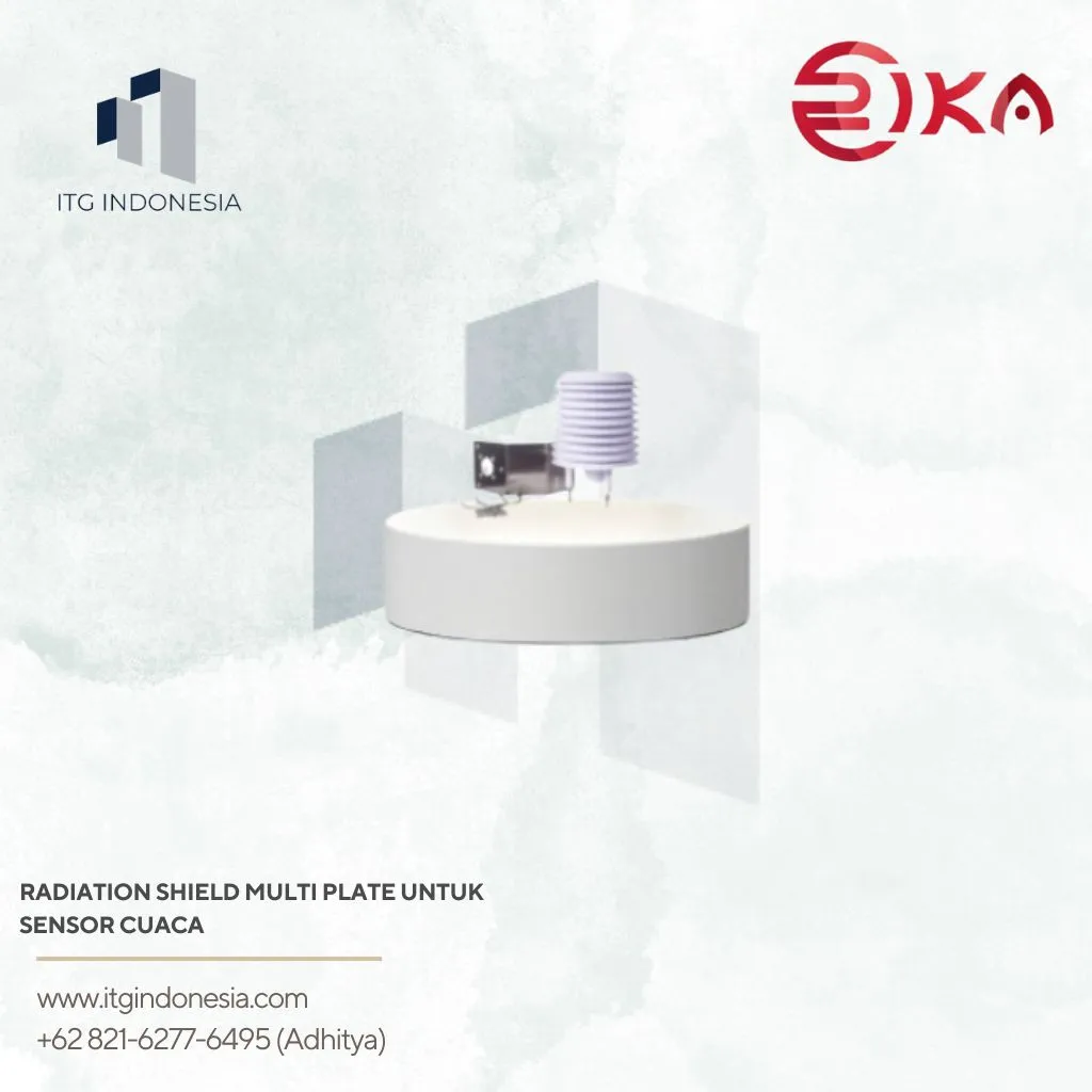 Radiation Shield Multi-Plate Untuk Sensor Cuaca Rika RK95-01