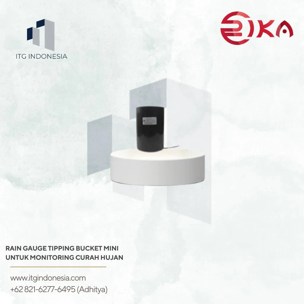Rain Gauge Tipping Bucket Mini Untuk Monitoring Curah Hujan Rika RK400-09