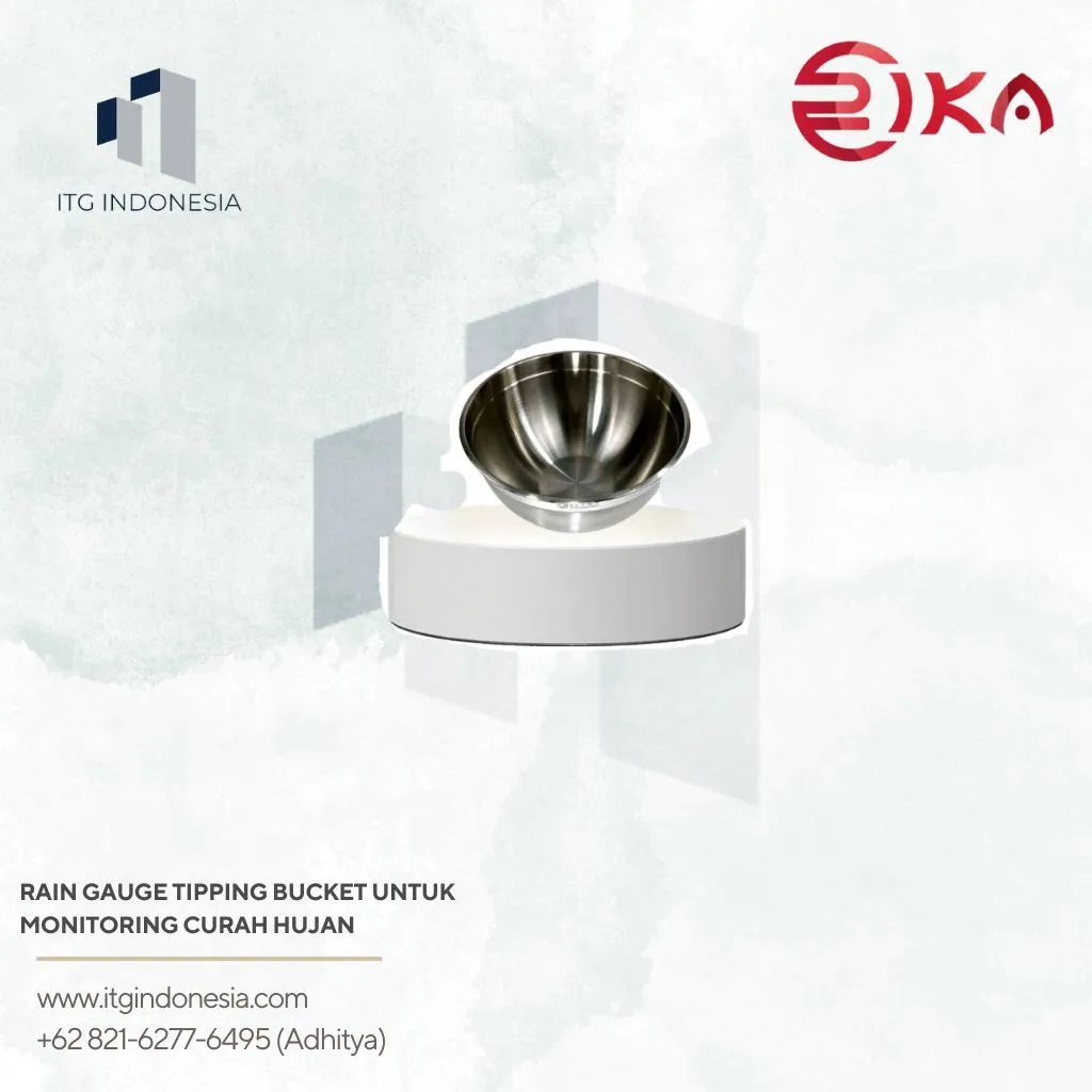 Rain Gauge Tipping Bucket Untuk Monitoring Curah Hujan Rika RK400-01D