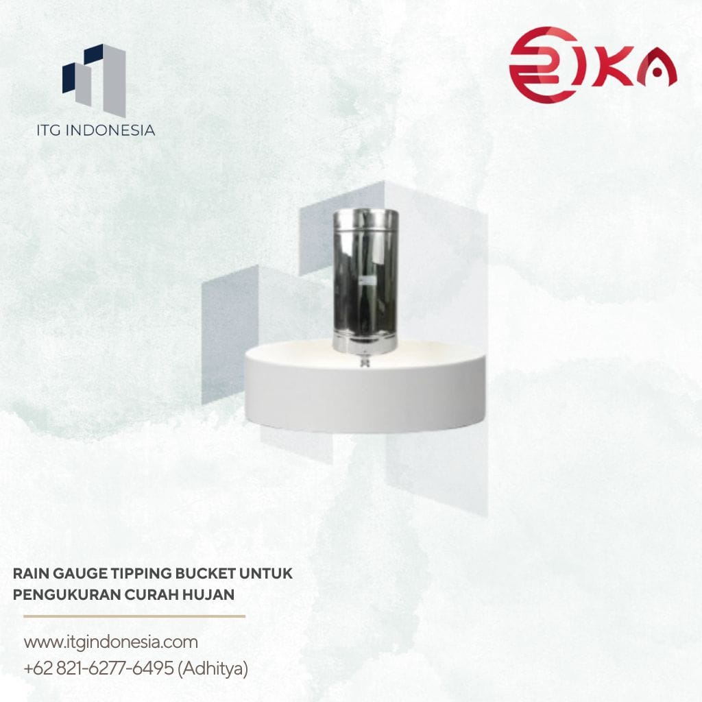 Rain Gauge Tipping Bucket Untuk Pengukuran Curah Hujan Rika RK400-07
