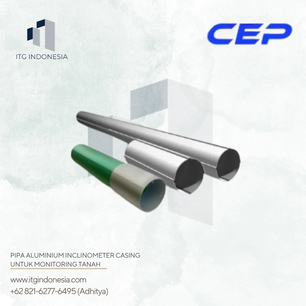 Pipa Aluminium Inclinometer Casing geotechnical alloy pipe monitoring grooves