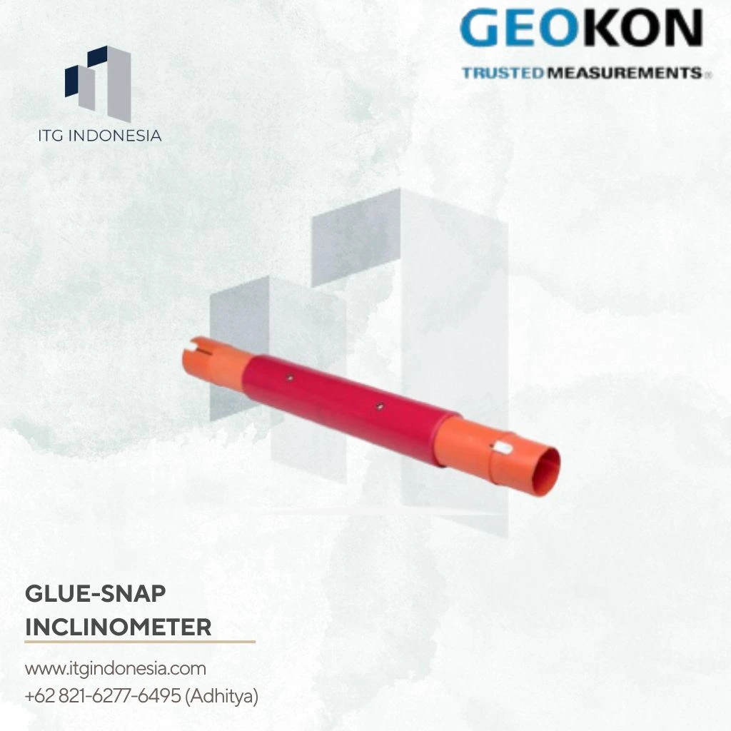 Glue-Snap Inclinometer Casing Geokon Model 6400 ABS pipe grooves monitoring