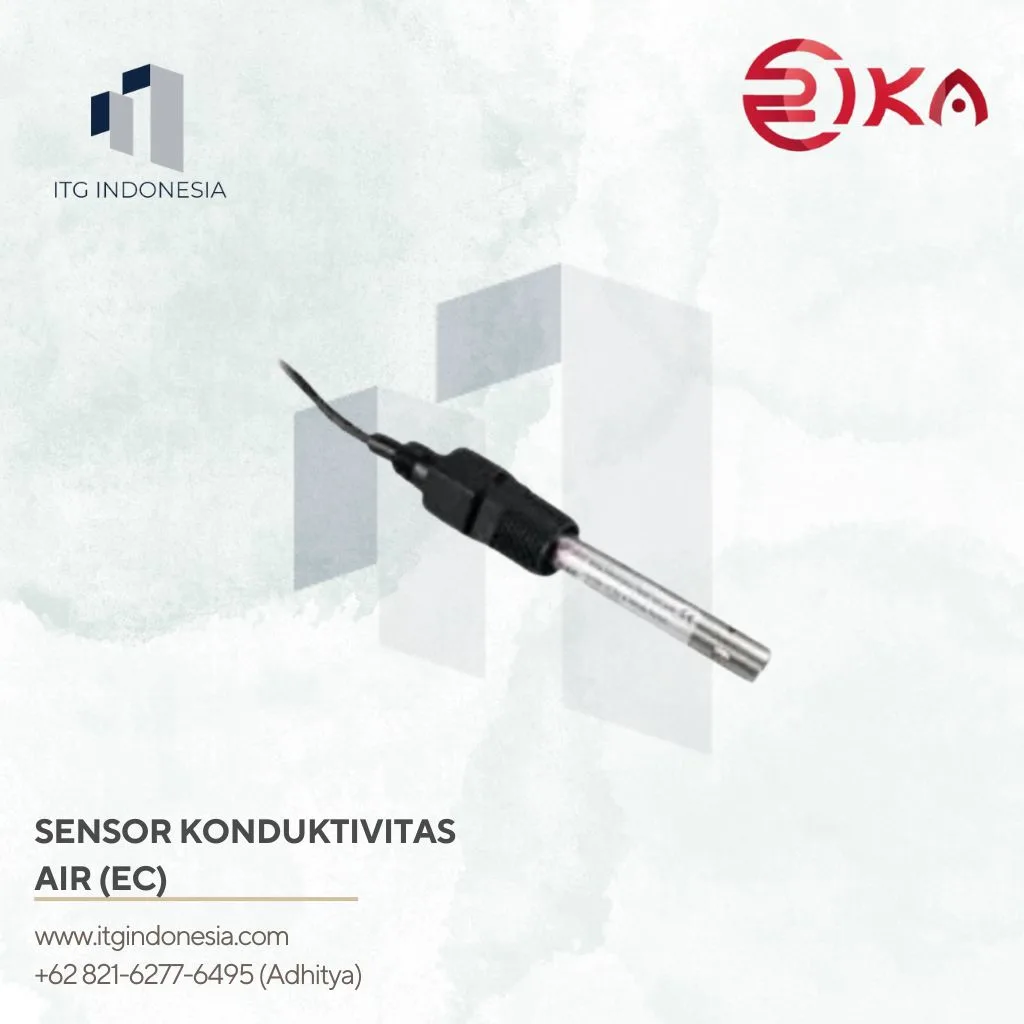 Sensor Konduktivitas Air EC Dan Salinity Sensor Rika RK500-13
