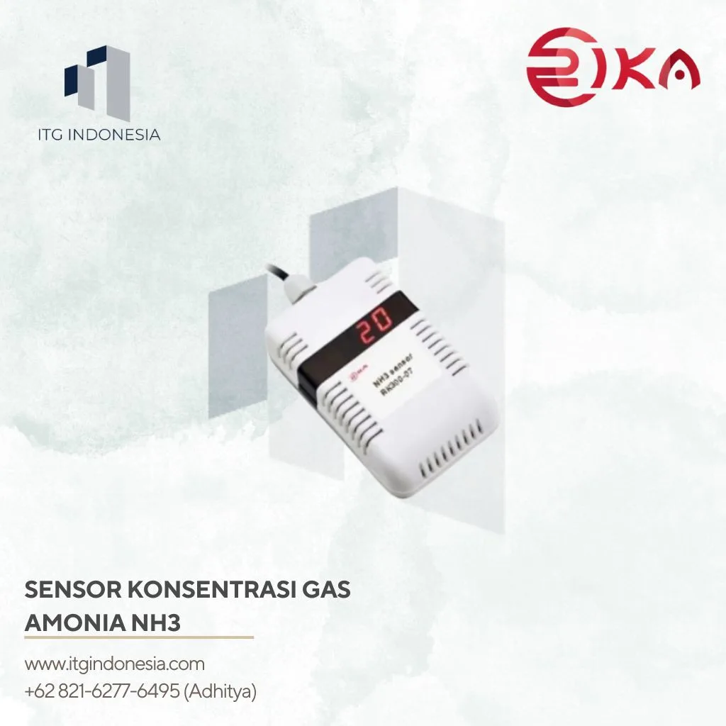 Sensor Konsentrasi Gas Amonia NH3 Untuk Monitoring Udara Rika RK300-07