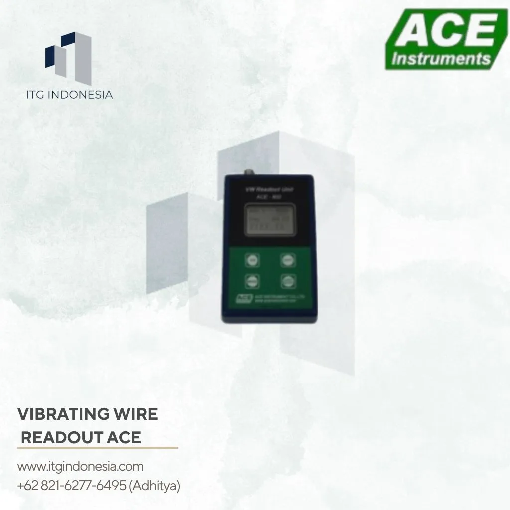 Vibrating Wire Readout Ace 800 handheld vibrating wire sensor data logger geotechnical instrumentation