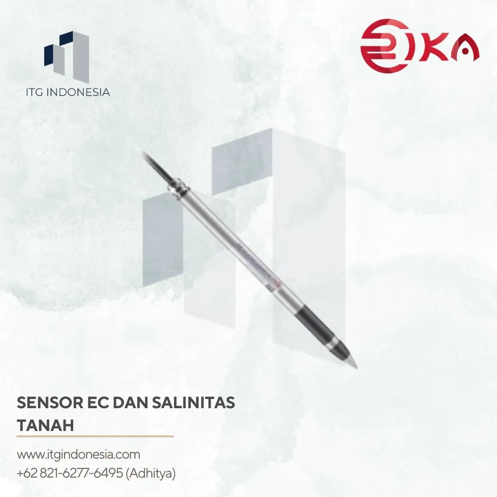 Sensor EC Dan Salinitas Tanah Untuk Monitoring Tanah Rika RK500-23