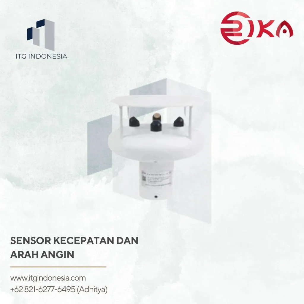 Sensor Kecepatan Dan Arah Angin Ultrasonic Rika RK120-03