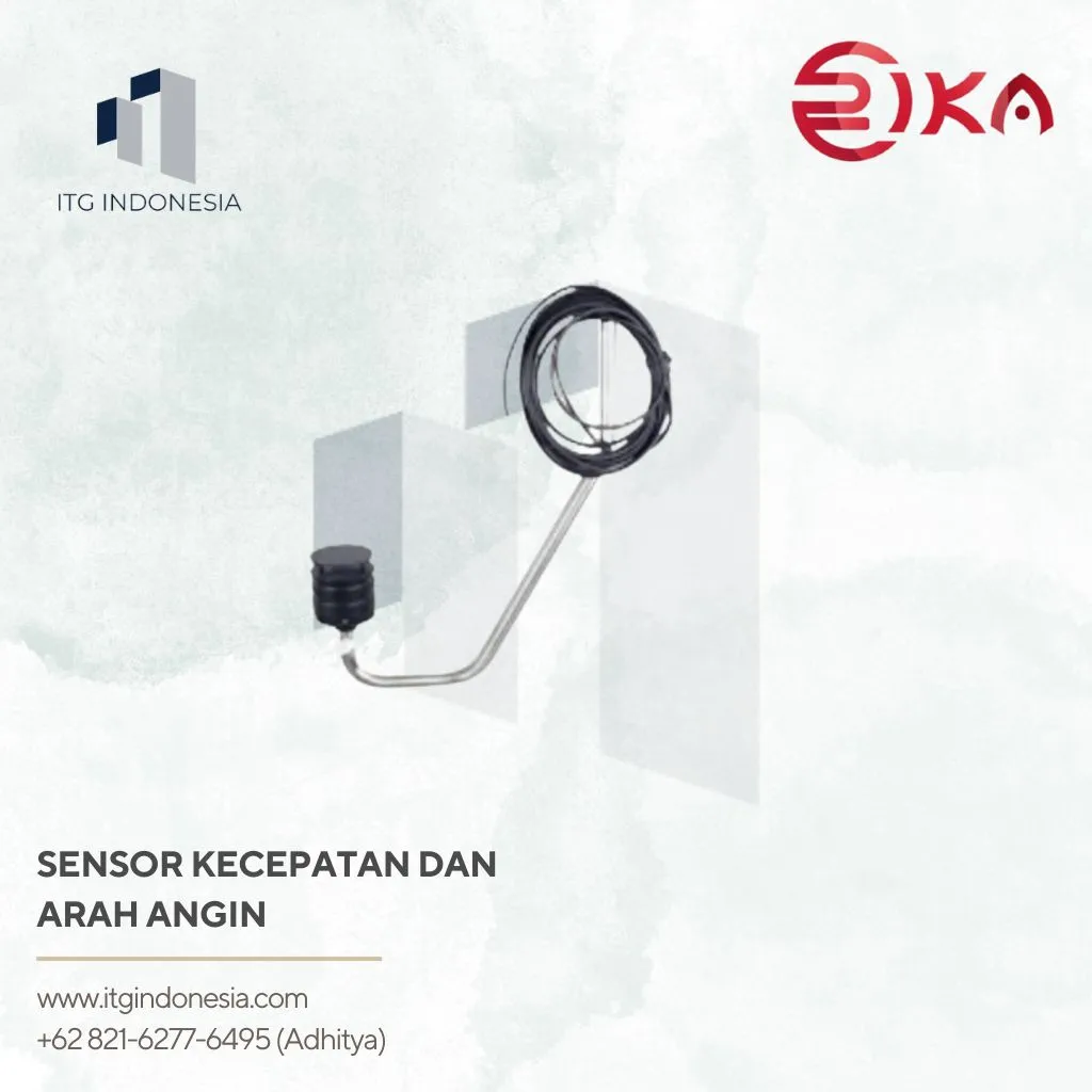 Sensor Kecepatan Dan Arah Angin Ultrasonic Untuk Monitoring Cuaca Rika RK120-10