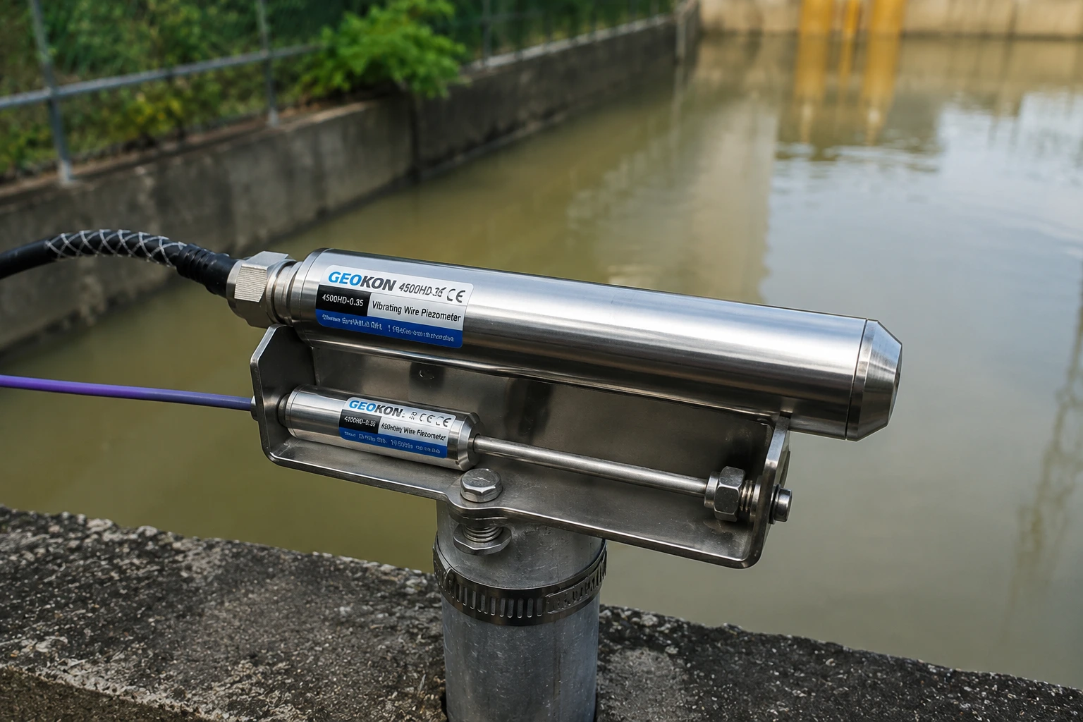 Aplikasi Heavy Duty Piezometer Geokon 4500HD untuk monitoring bendungan dan lereng