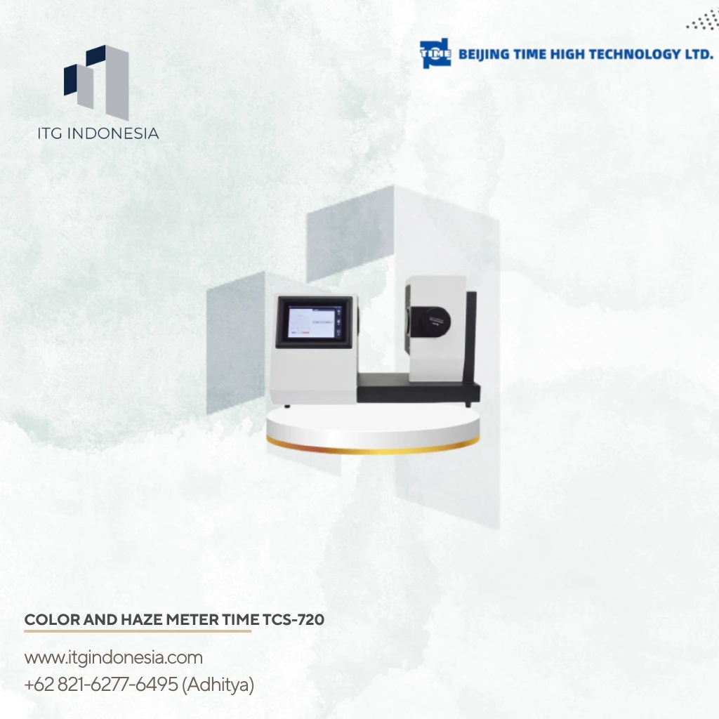 Color and Haze Meter TIME TCS-720 untuk mengukur warna, haze, transmitansi, dan clarity