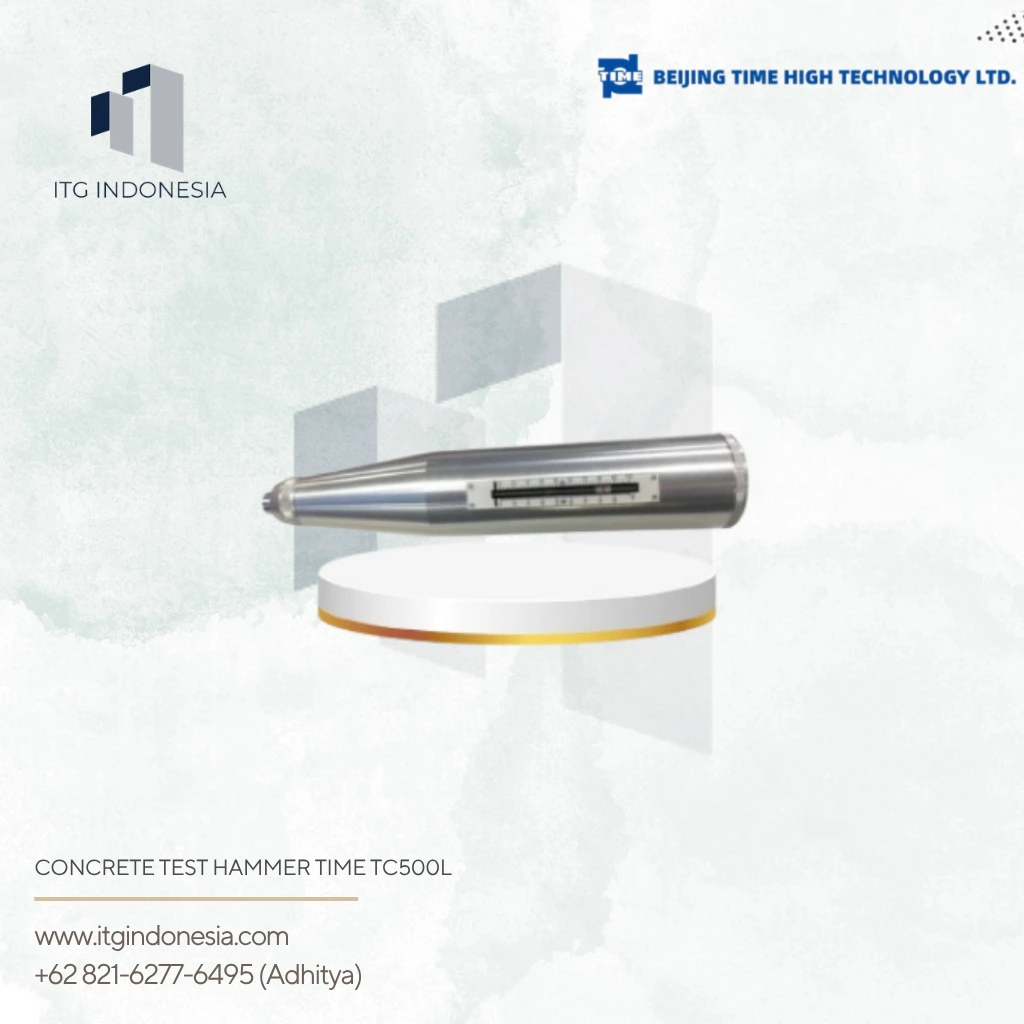 Concrete Test Hammer TIME TC500L untuk pengujian beton non-destruktif
