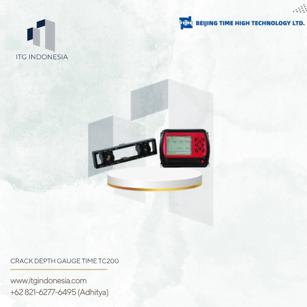 Crack Depth Gauge TIME TC200 untuk mengukur kedalaman retak beton
