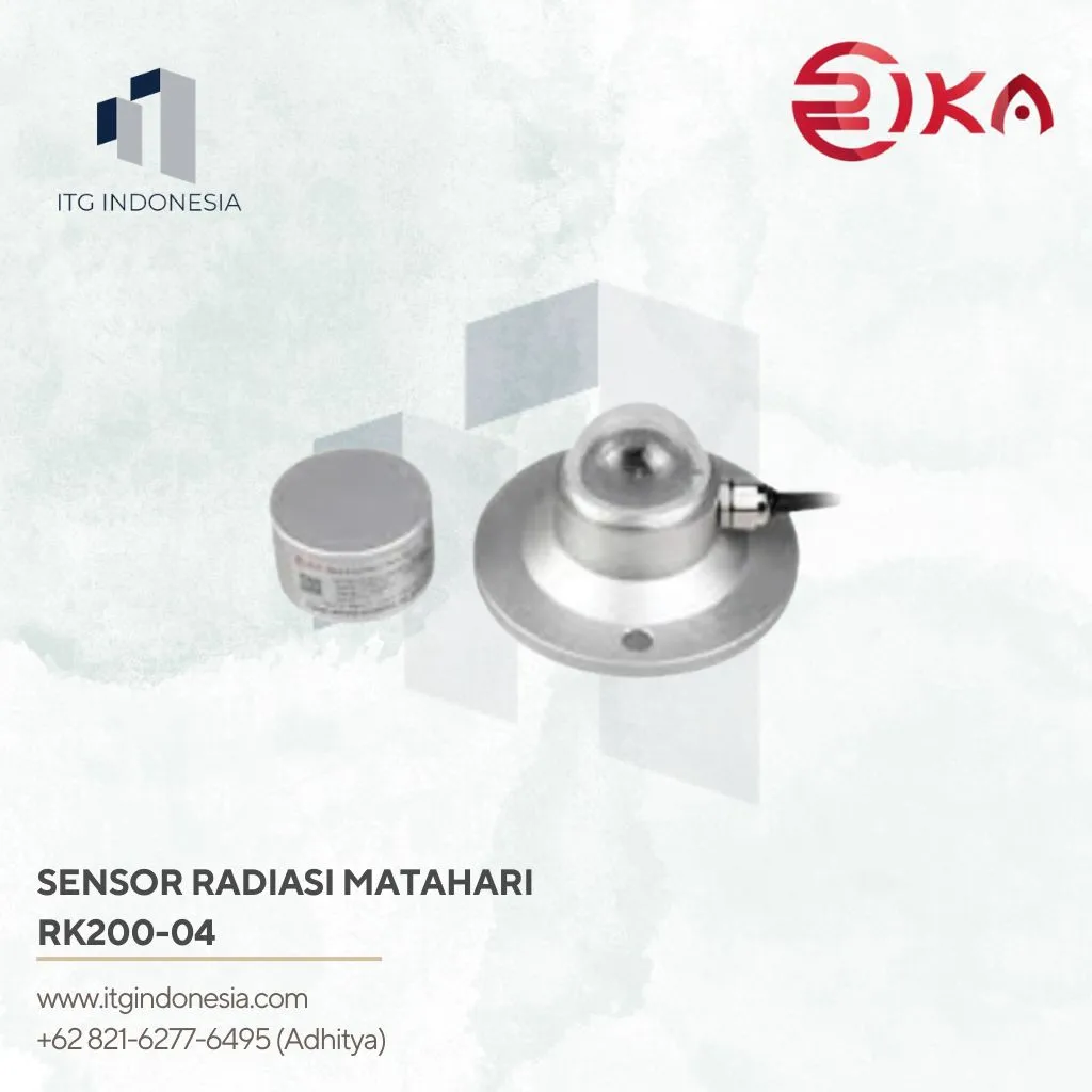 Sensor Radiasi Matahari Solar Irradiance Rika RK200-04
