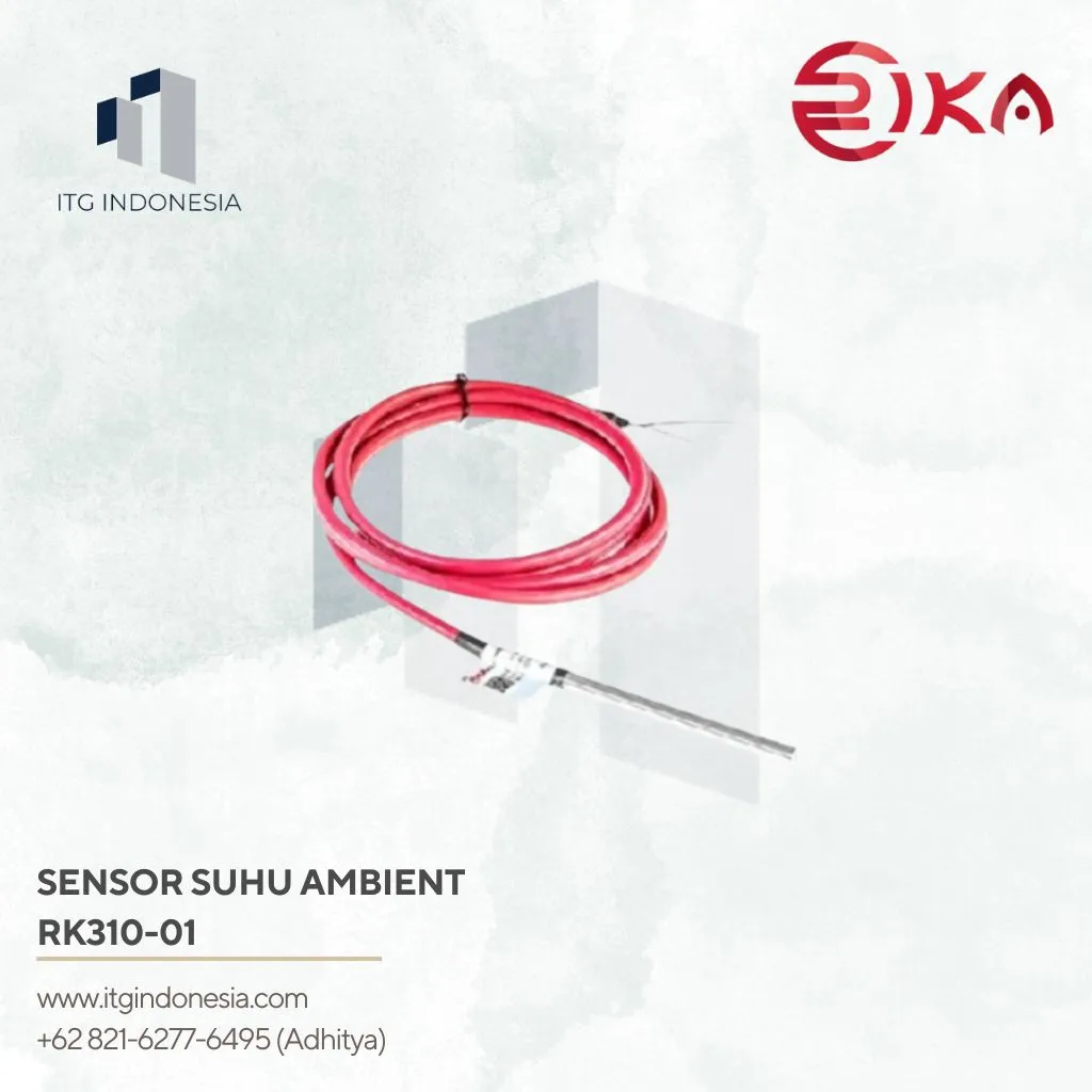 Sensor Suhu Ambient PT100 PT1000 Rika RK310-01