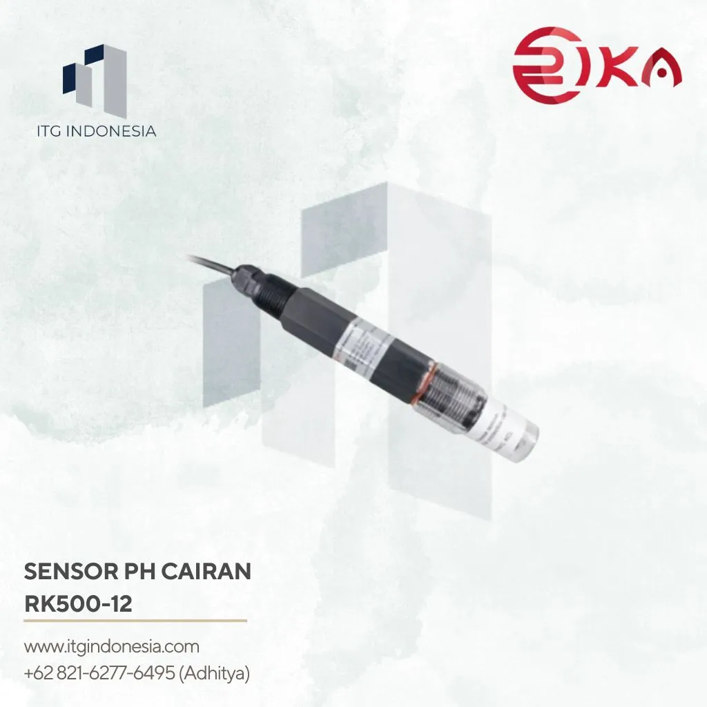 Sensor pH Cairan untuk Monitoring Kualitas Air Rika RK500-12
