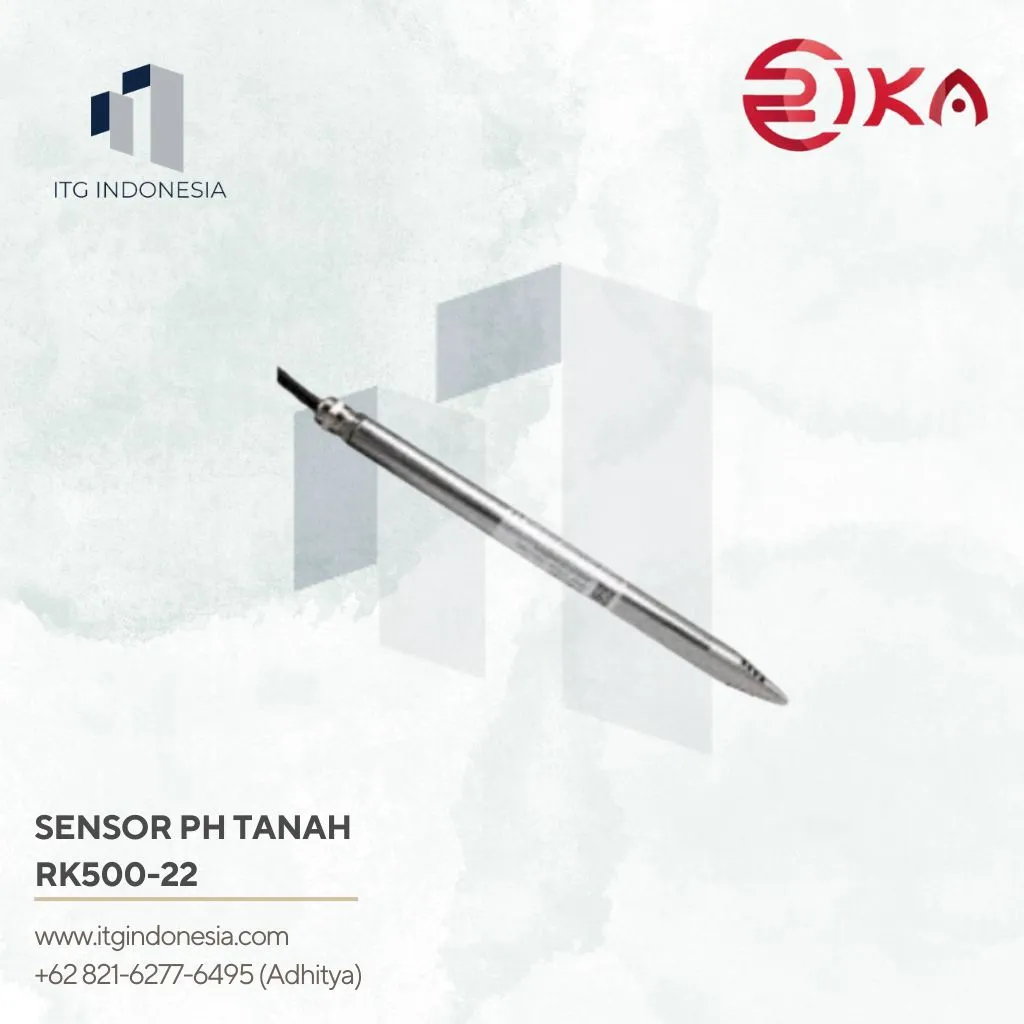 Sensor pH Tanah untuk Monitoring Kondisi Tanah Rika RK500-22