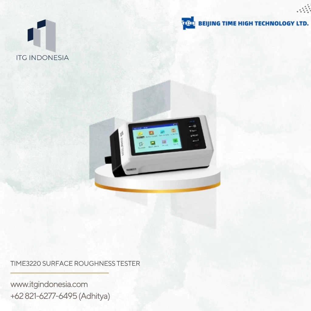 TIME3220 Surface Roughness Tester untuk mengukur kekasaran permukaan material