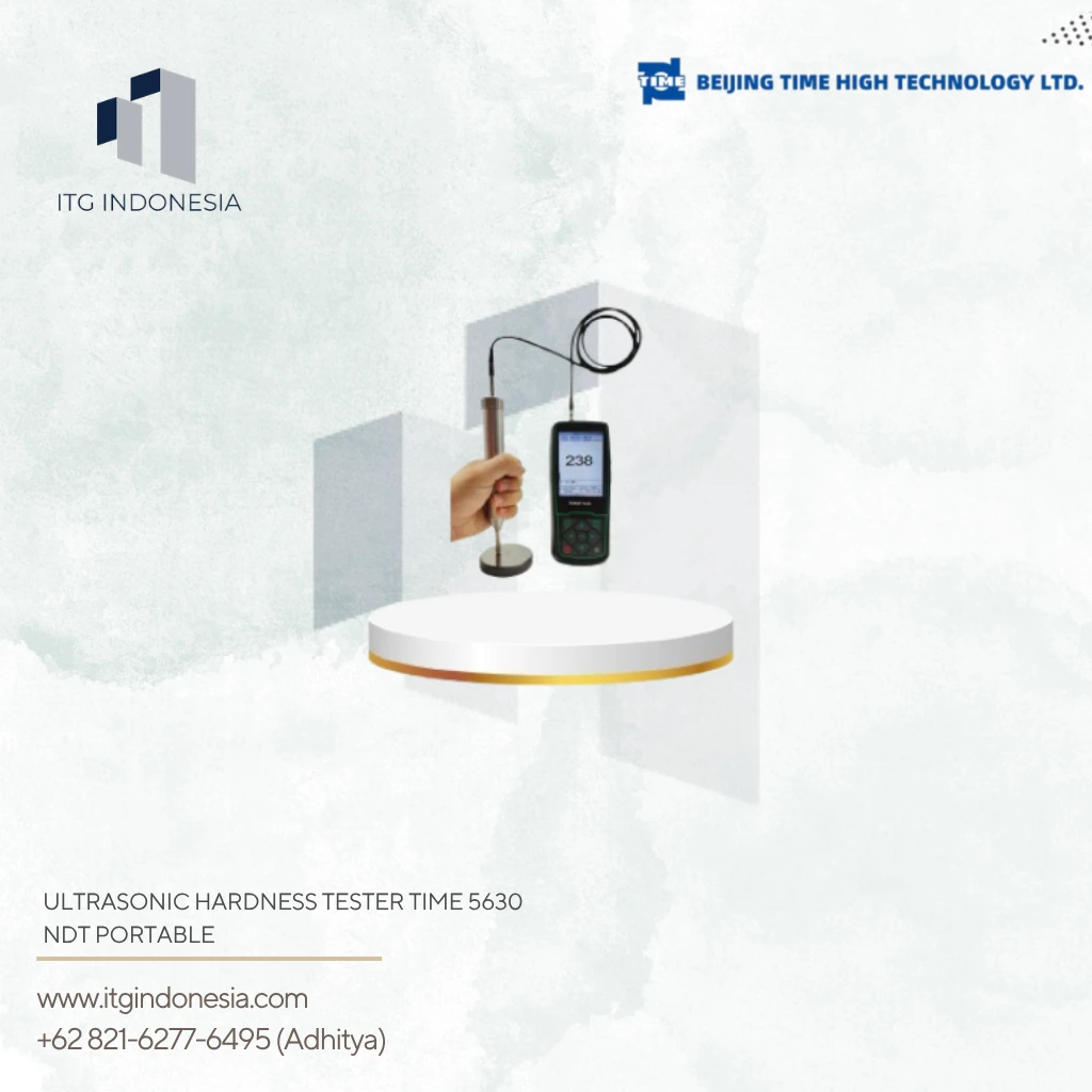 Ultrasonic Hardness Tester TIME 5630 untuk pengujian kekerasan logam NDT
