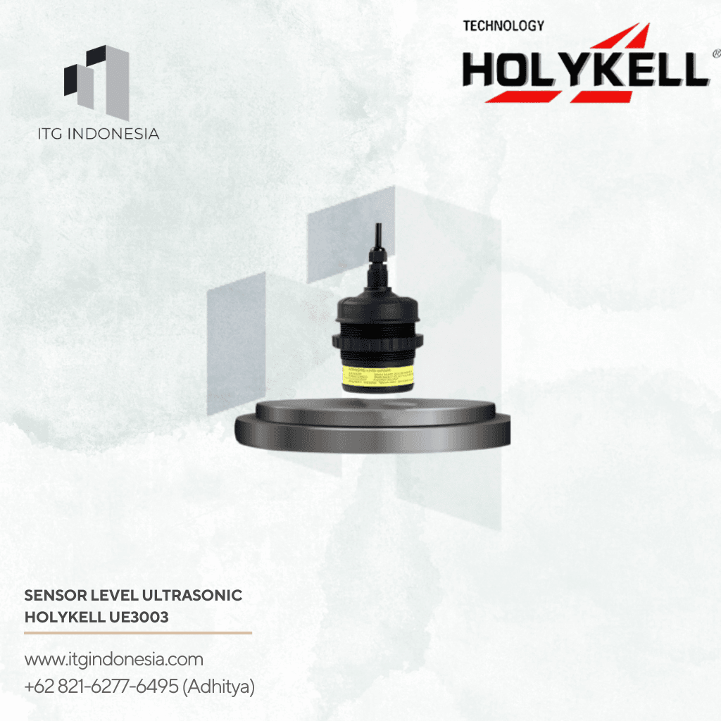 Sensor Level Ultrasonic Holykell UE3003 untuk pengukuran level cairan
