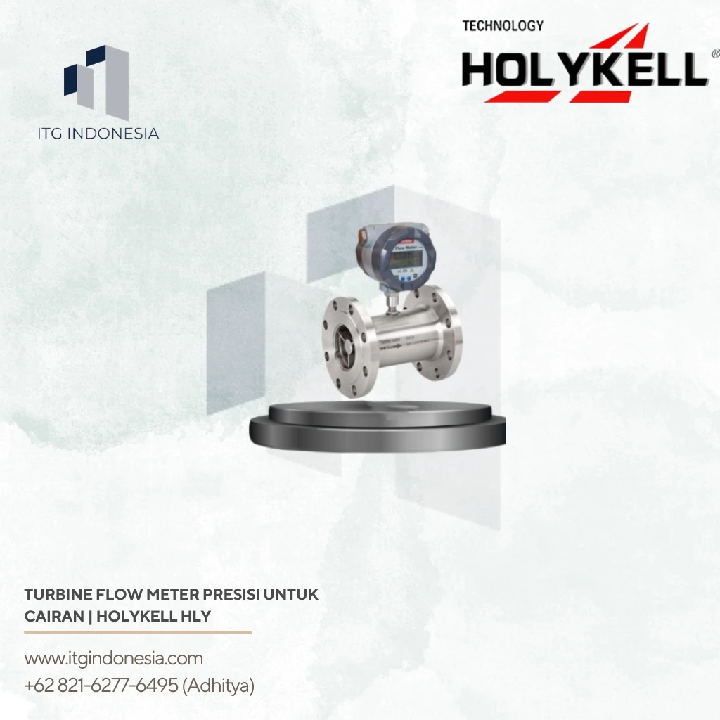 Turbine Flow Meter Holykell HLY untuk pengukuran aliran cairan industri