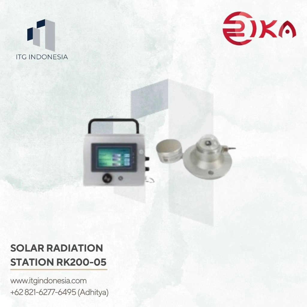 Solar Radiation Station untuk Monitoring Radiasi Matahari Rika RK200-05