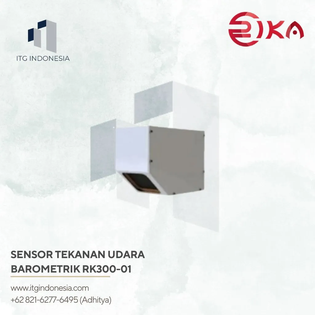 Sensor Tekanan Udara Barometrik Wall-Mounted Rika RK300-01