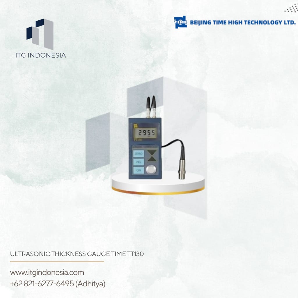 Ultrasonic Thickness Gauge TIME TT130 untuk pengukuran ketebalan material