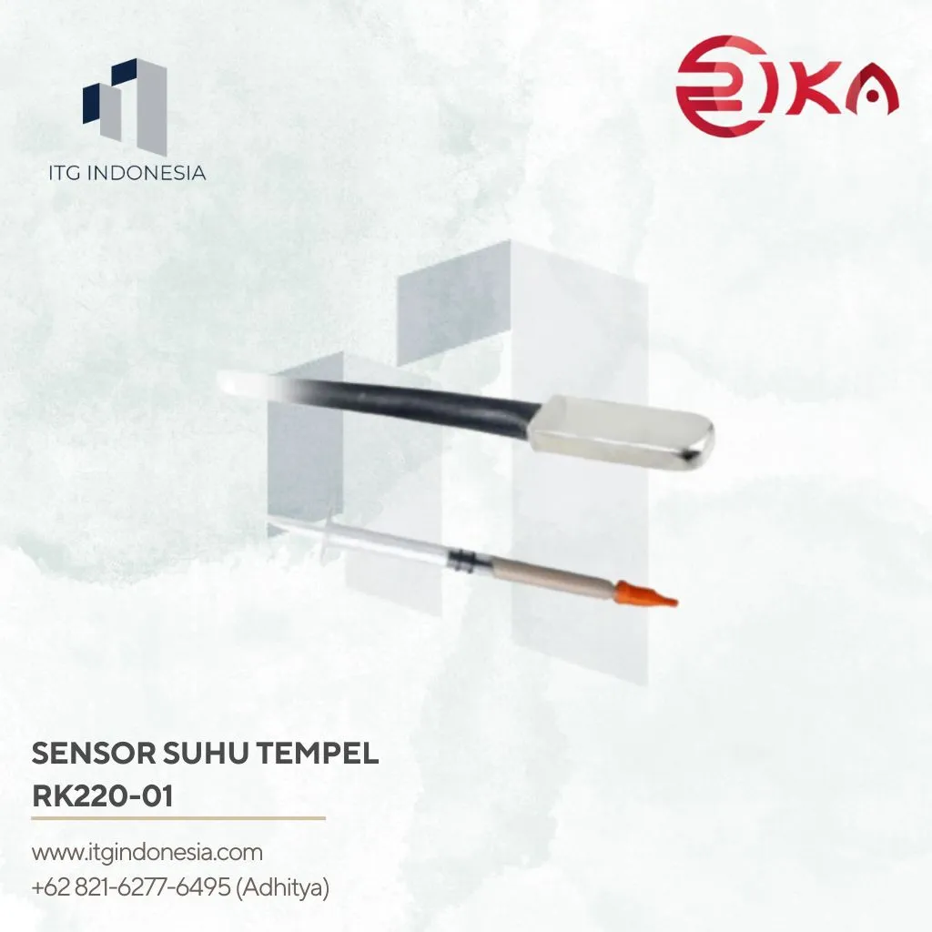 Sensor Suhu Tempel untuk Monitoring Modul Panel Surya Rika RK220-01