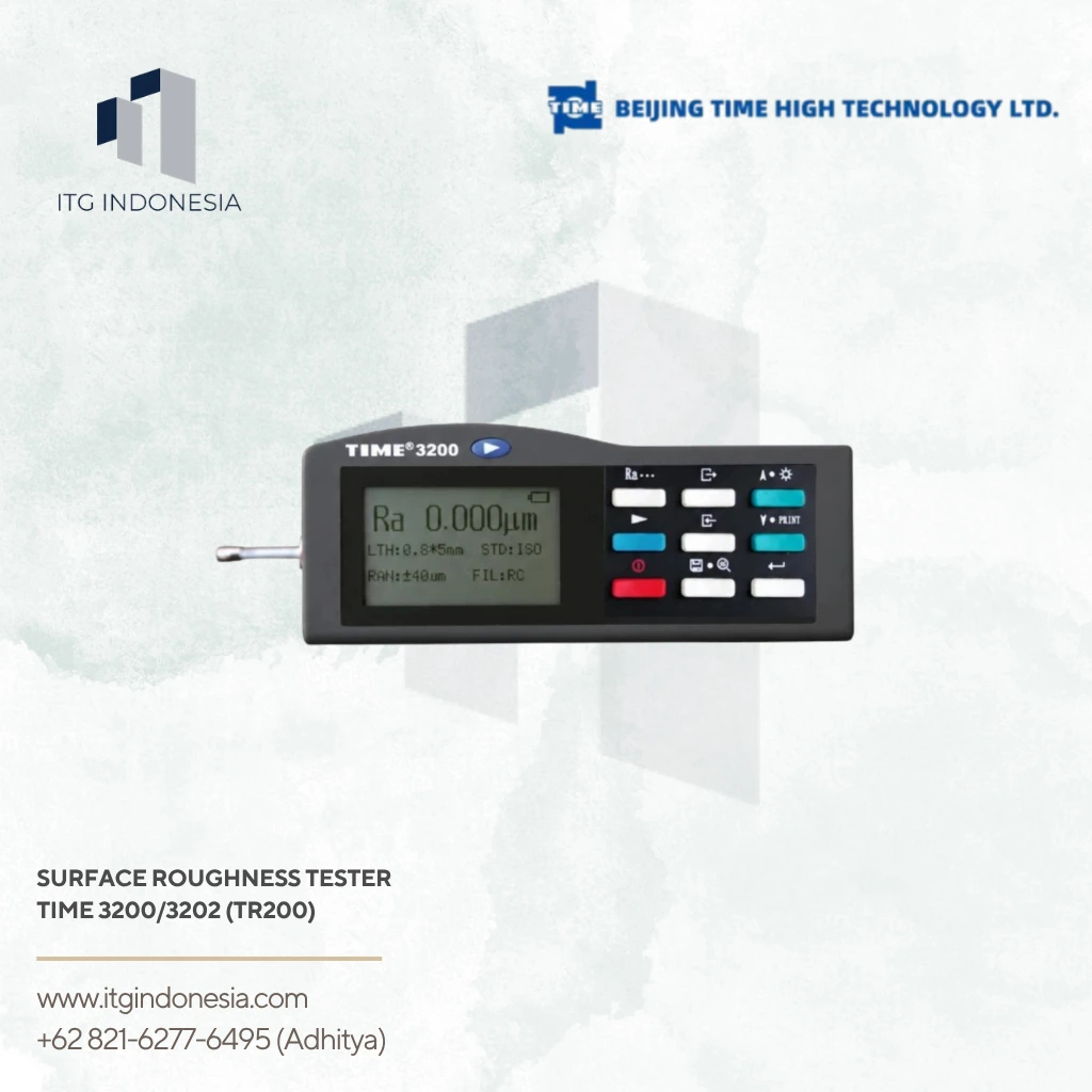 Surface Roughness Tester TIME 3200/3202 TR200 untuk pengukuran kekasaran permukaan