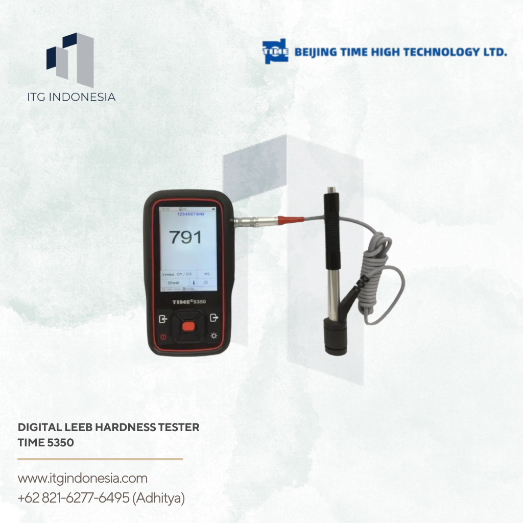 Digital Leeb Hardness Tester TIME 5350 untuk uji kekerasan logam