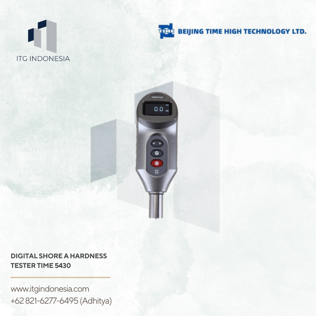 Digital Shore A Hardness Tester TIME 5430 untuk uji kekerasan karet dan plastik