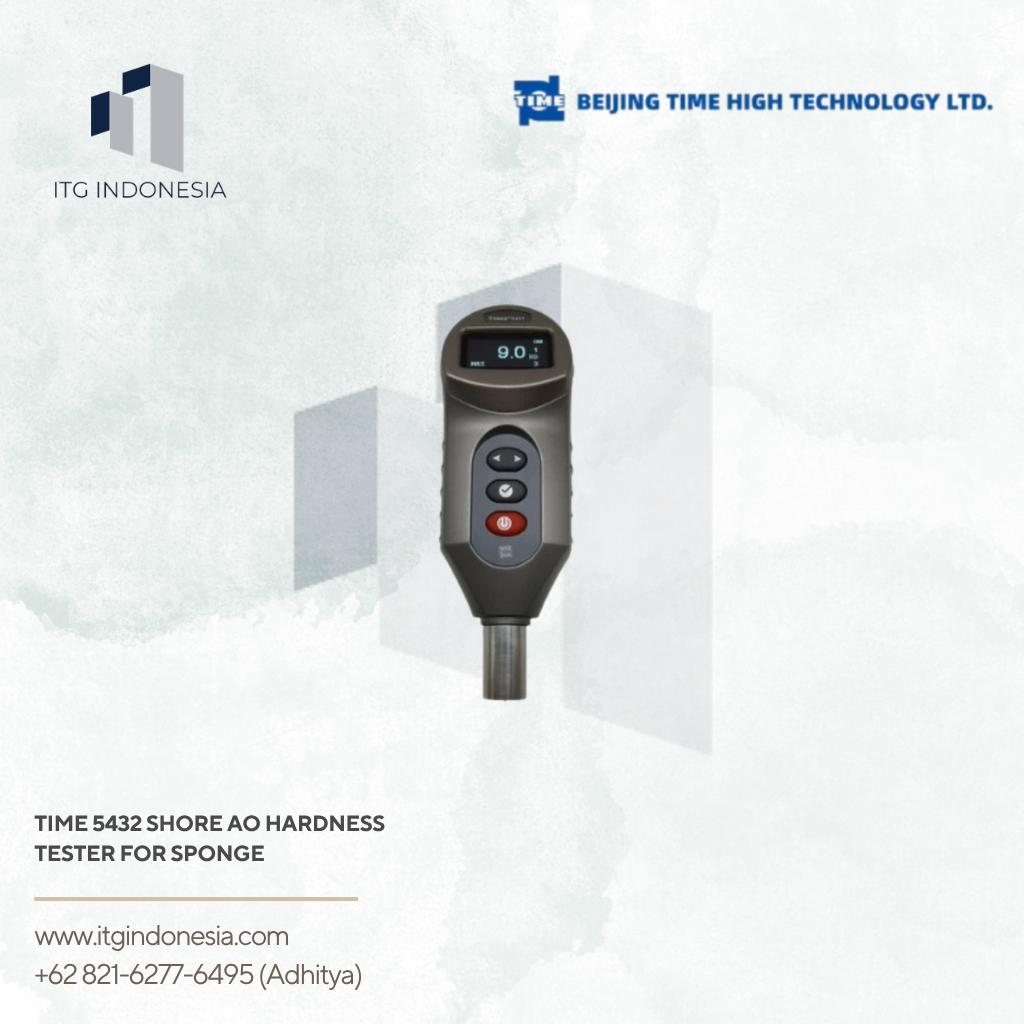Shore AO Hardness Tester TIME5432 untuk pengujian sponge dan karet lunak