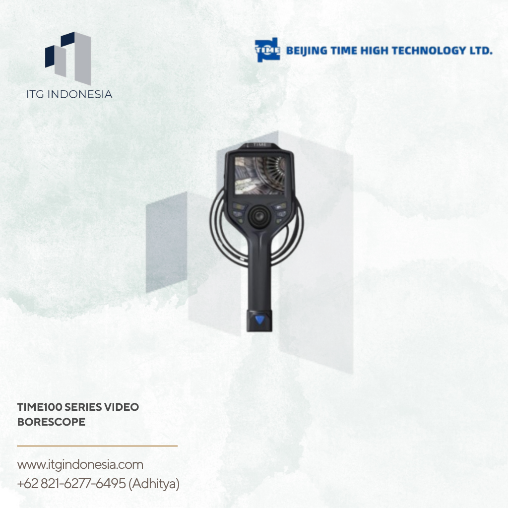 TIME100 Series Video Borescope untuk inspeksi area sulit dijangkau