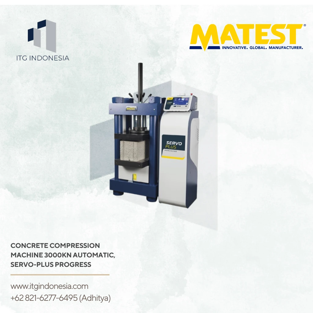 Concrete Compression Machine 3000kN automatic Servo-plus Progress C079-06N
