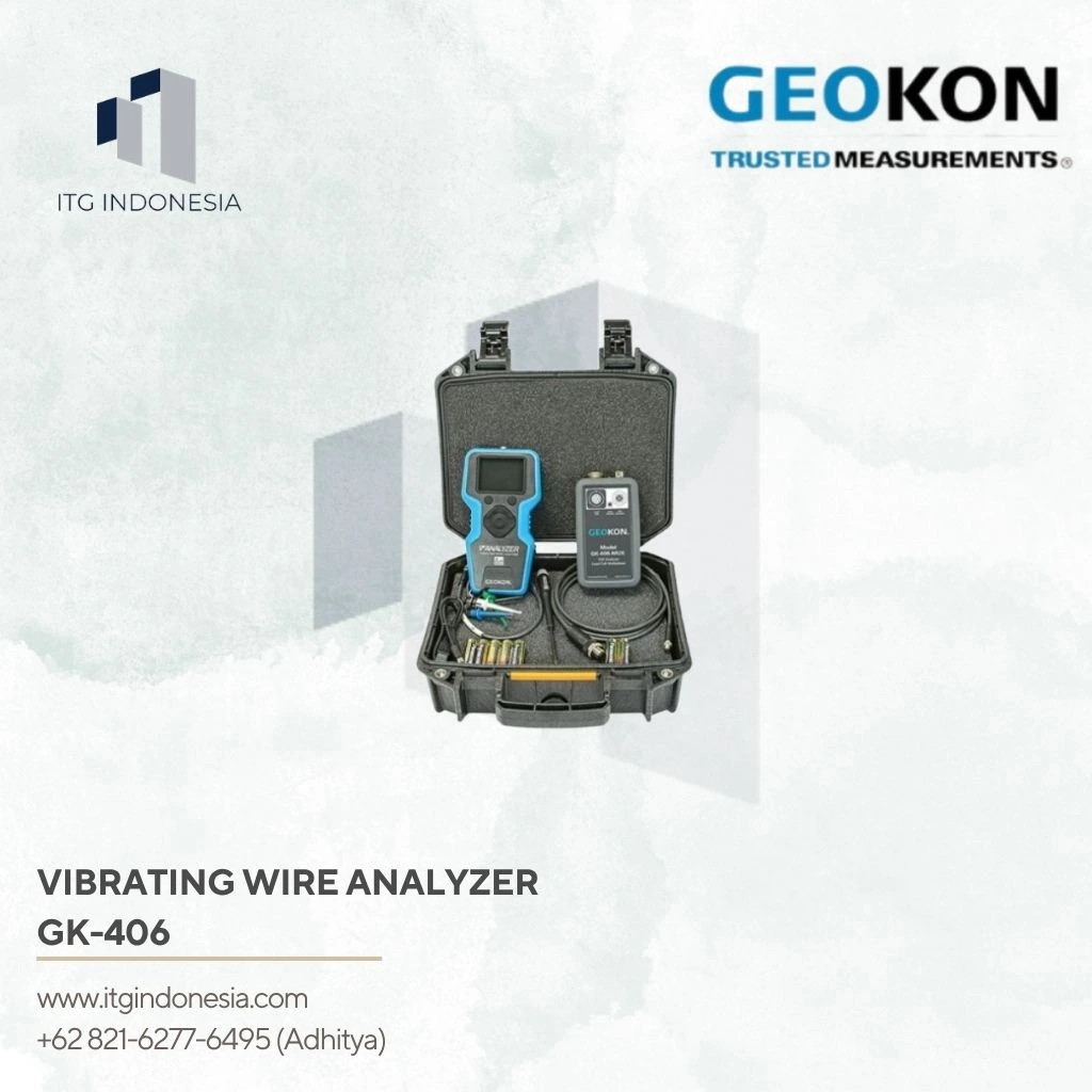 Vibrating Wire Analyzer Geokon GK-406 Readout