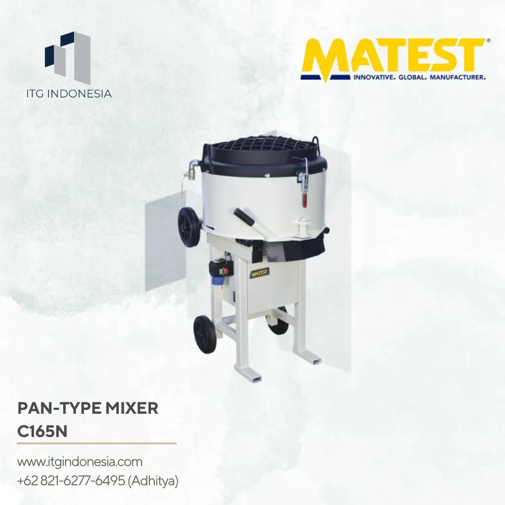 C165N Pan-Type Mixer Matest