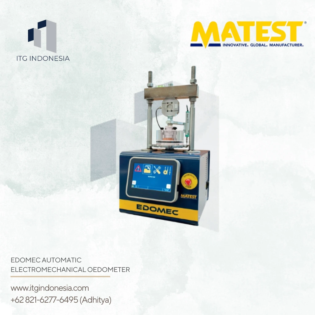 Edomec Automatic Electromechanical Oedometer S261 untuk pengujian konsolidasi tanah