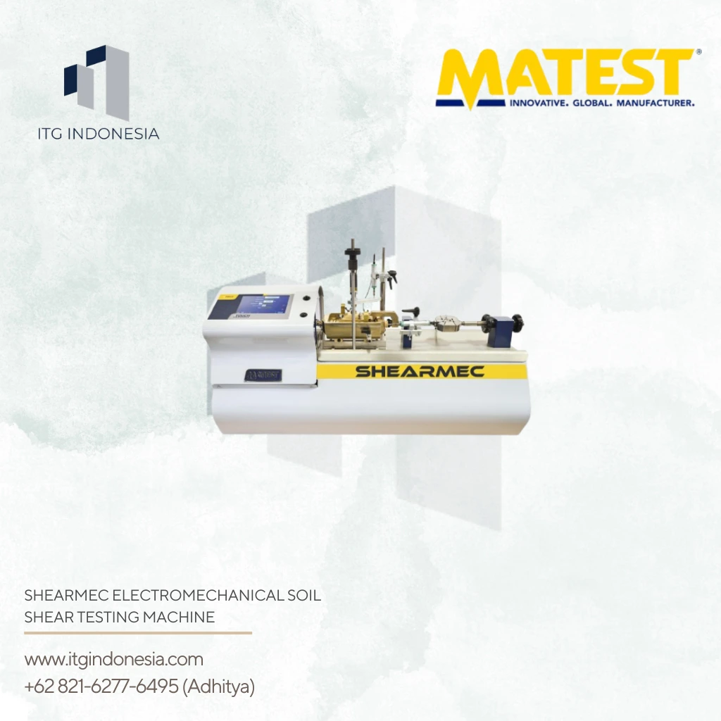 Shearmec Electromechanical Soil Shear Testing Machine untuk pengujian kuat geser tanah