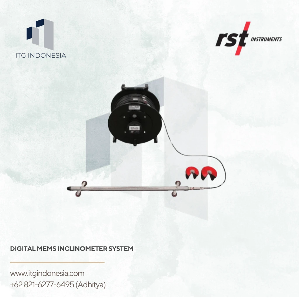 Digital MEMS Inclinometer System RST untuk monitoring deformasi tanah